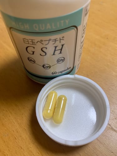 Customer photo review of ワカサプリ 白玉ペプチド（GSH）- Wakasapri for Pro.