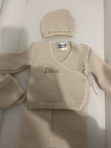 Customer photo review of Ensemble en maille Personnalisé