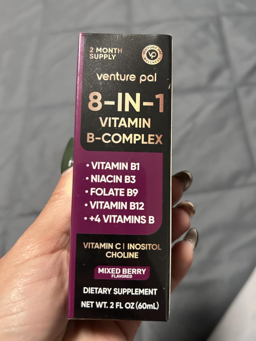 Customer photo review of Vitamin B - complex - Mixed Berry - 200 mcg Liquid Drops