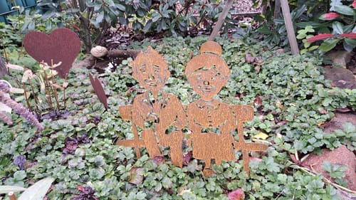 Customer photo review of Gartenstecker Oma & Opa