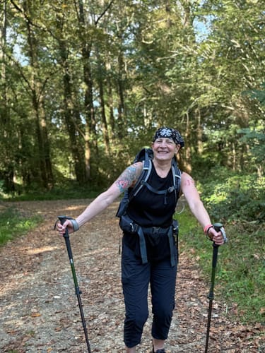 Customer photo review of Bella Tunic Top - Black