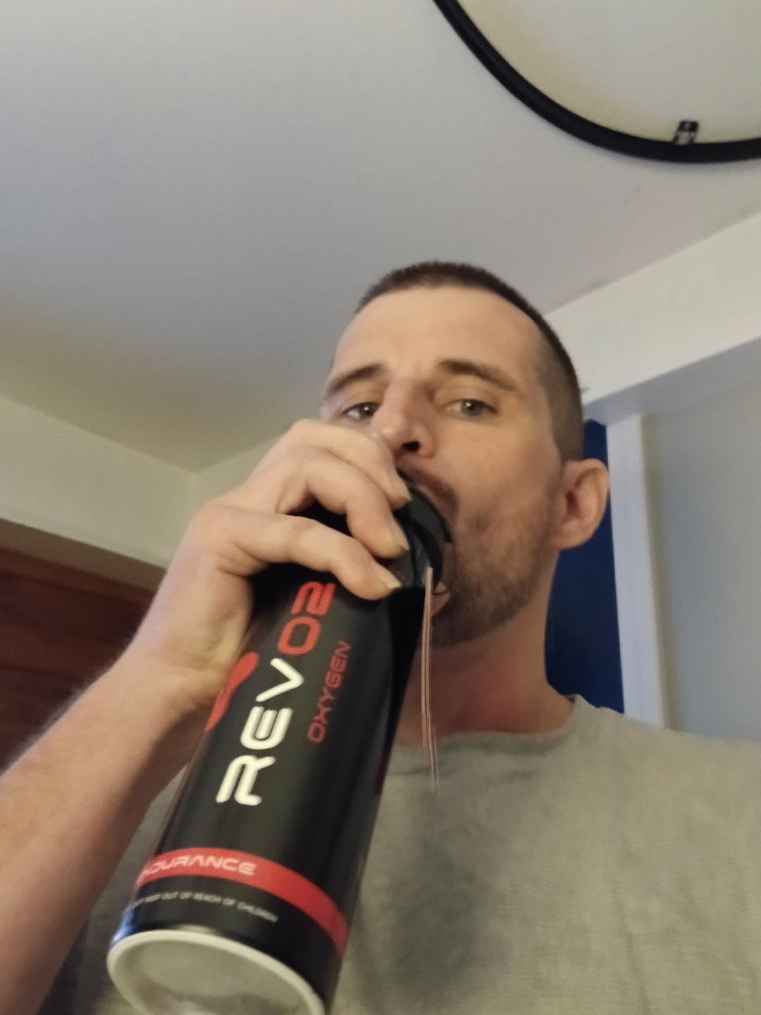 Customer photo review of Peppermint Infused 98% Pure Oxygen