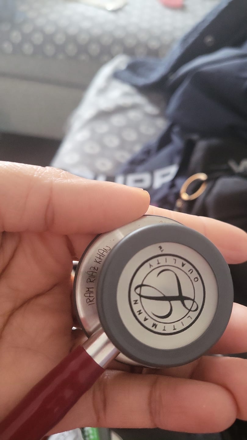 Customer photo review of Littmann Classic III Stethoscope: Burgundy 5627
