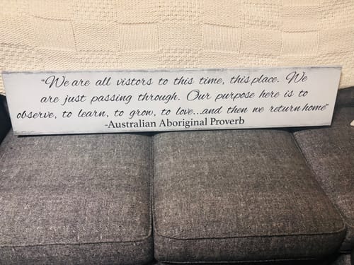 Customer photo review of Master Bedroom Wall Signs Custom with Your Words