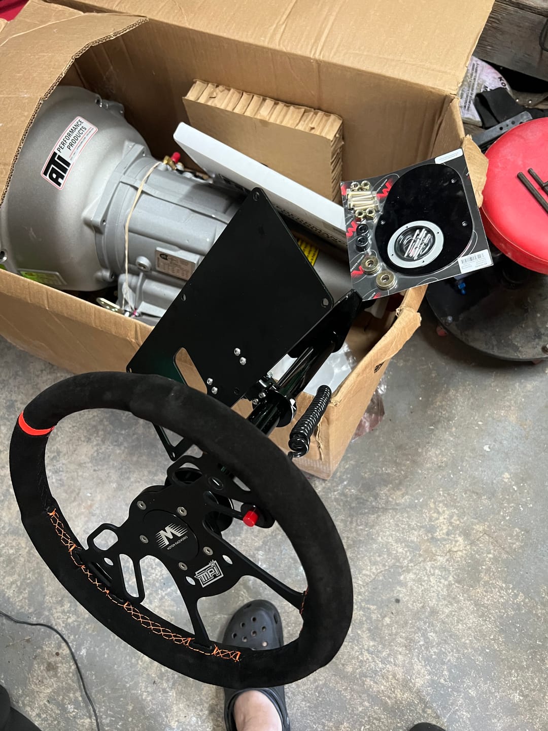 Customer photo review of 1979-93 Ford Fox Body Mustang Chromoly Lightweight Steering Column (& 15-10002)