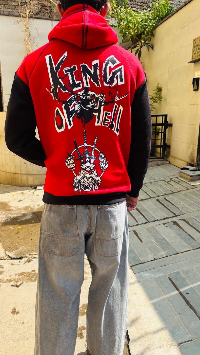 Customer photo review of Zoro 01 // Screen // 350 GSM Cotton Fleece Hoodie