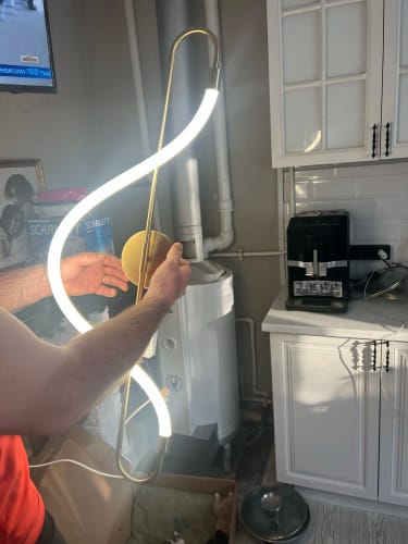 Customer photo review of Modern Long Hose Led Ceiling Chandelier for Table Dining Room Kitchen Bar Pendant Lighting Suspension Design Lusters Luminaires