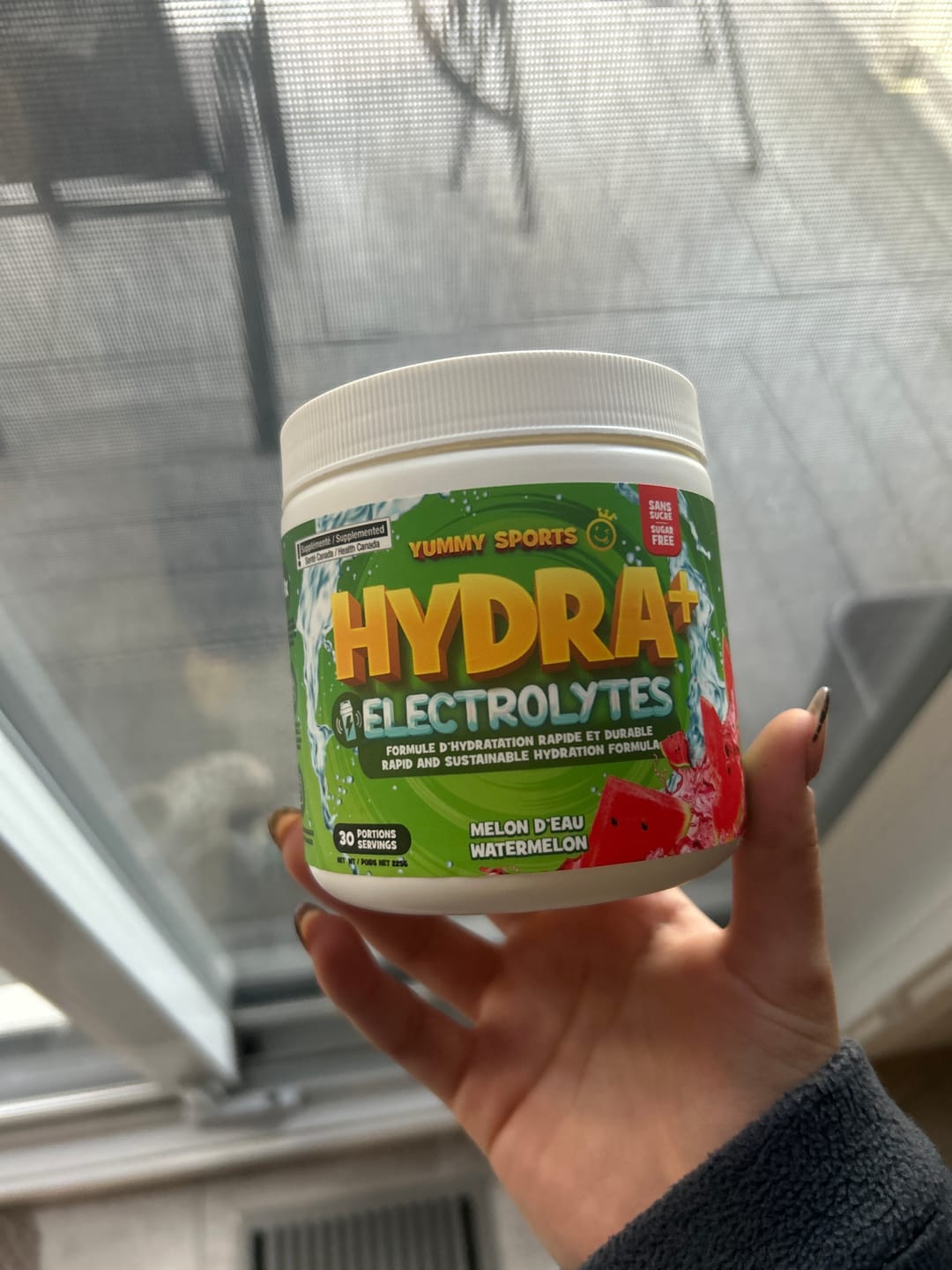 Customer photo review of Yummy Sports - Hydra + Électrolytes - 210g
