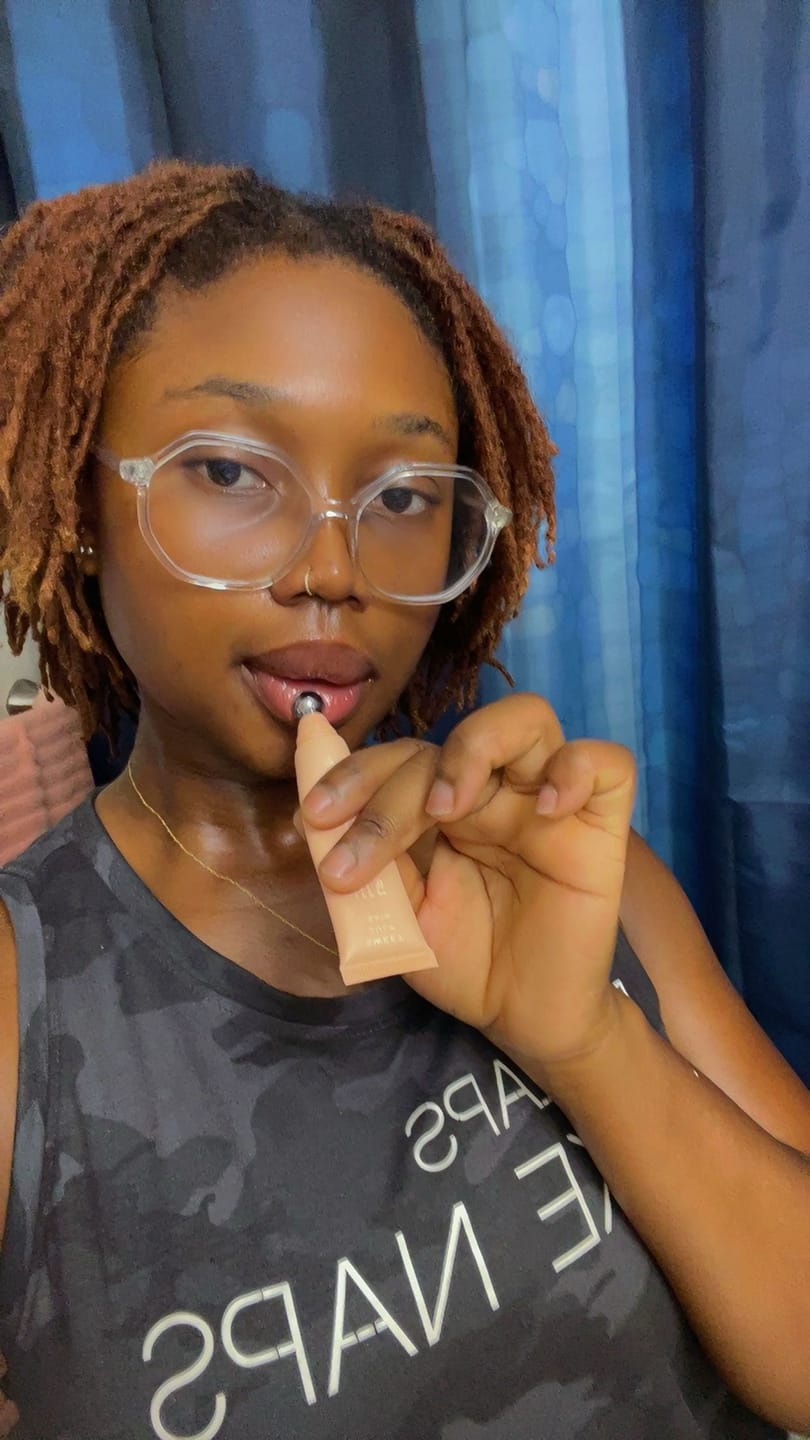 Customer photo review of Lip Treatment Discovery Set