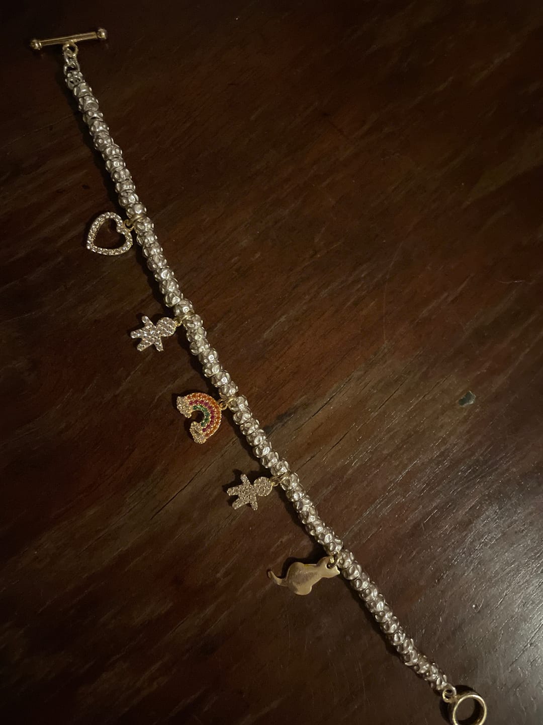 Customer photo review of CREA IL TUO BRACCIALE GRANELLI BOMBATI E TONDEGGIANTI - Argento e Oro
