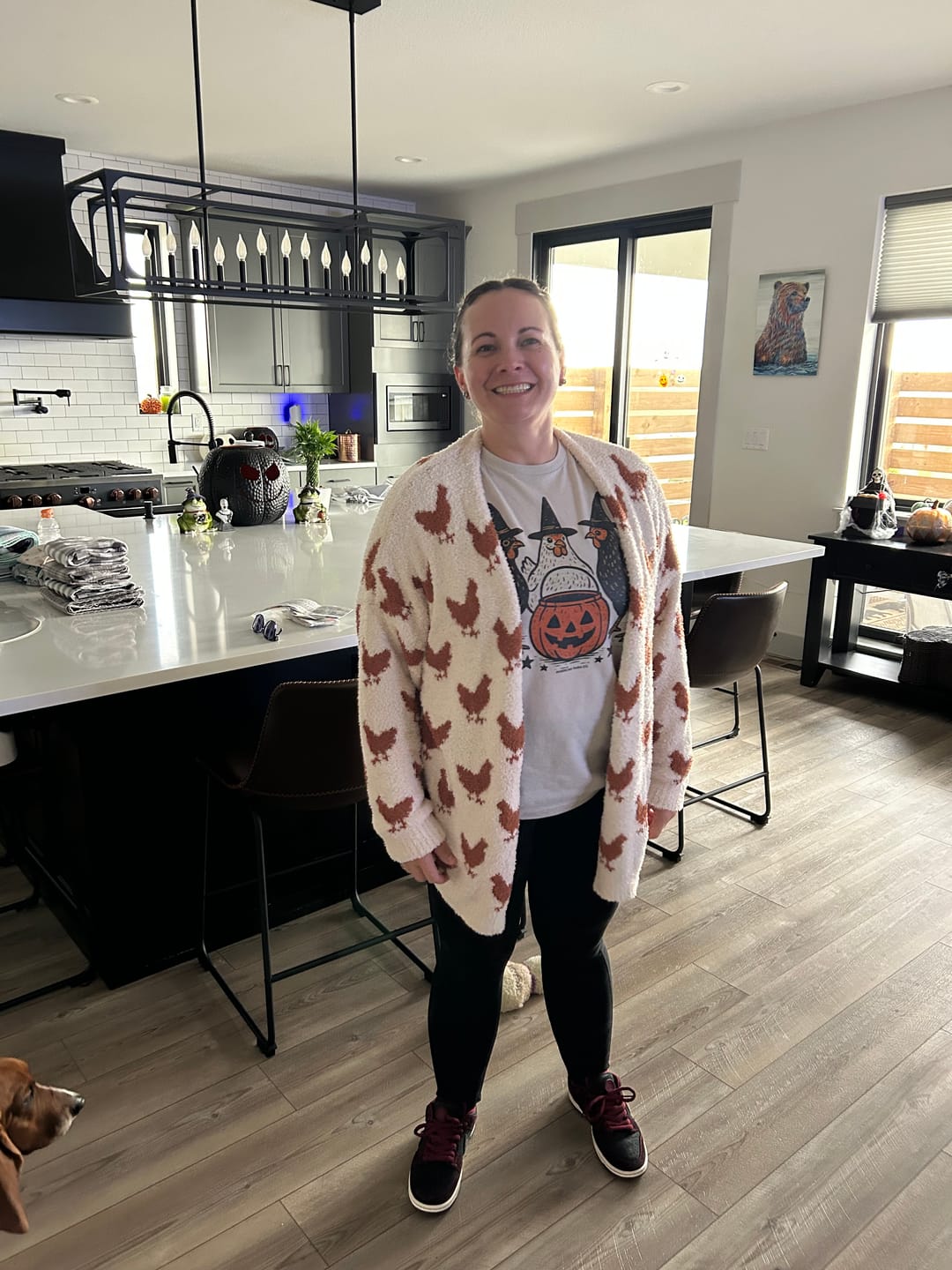Customer photo review of Chicken Luxe Cardigan (PREORDER 10/4)