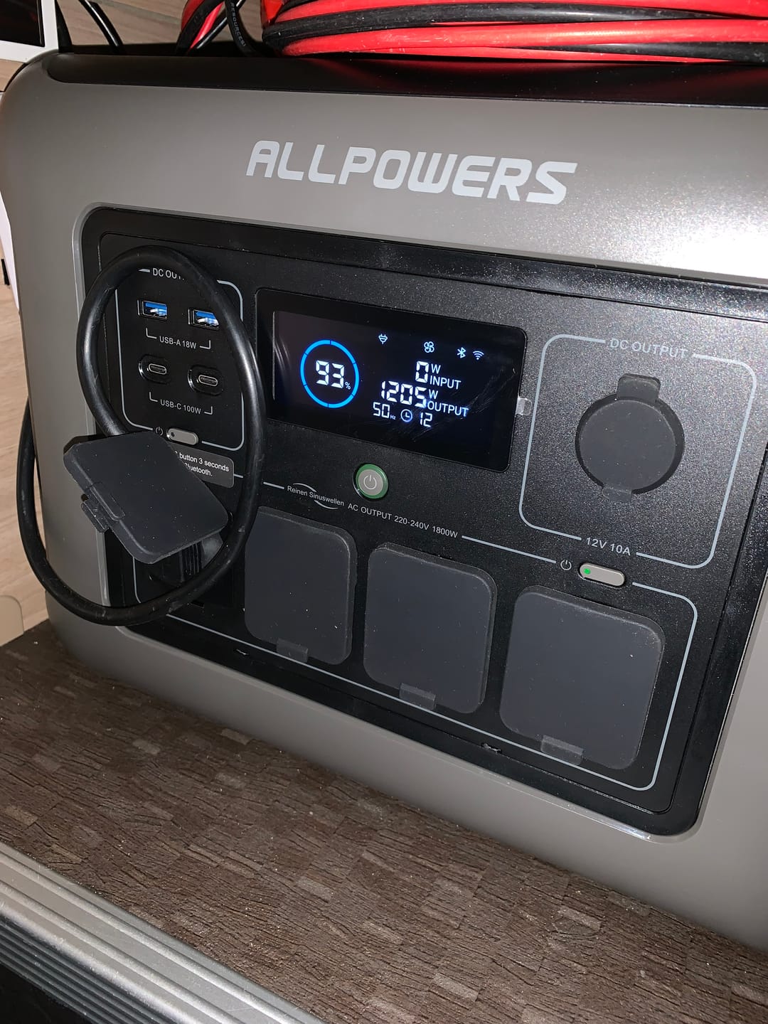 Customer photo review of ALLPOWERS R1500 Portable Power Station 1800W 1152Wh LiFeP04 Battery