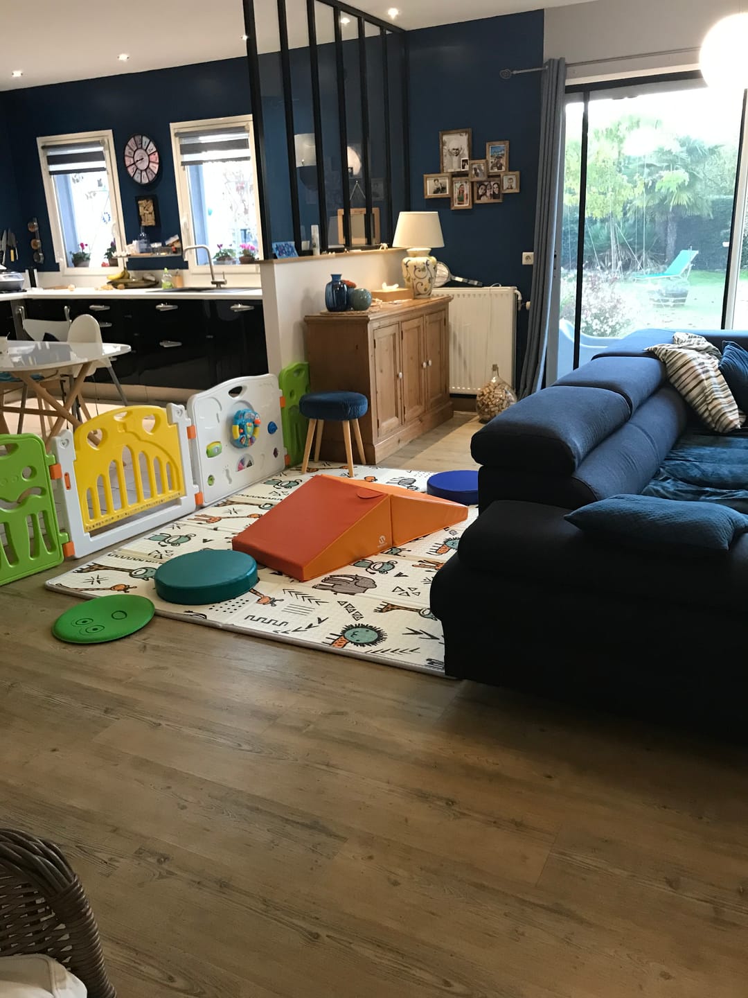 Customer photo review of Tapis Anti-Choc : Créez un grand espace de jeu !