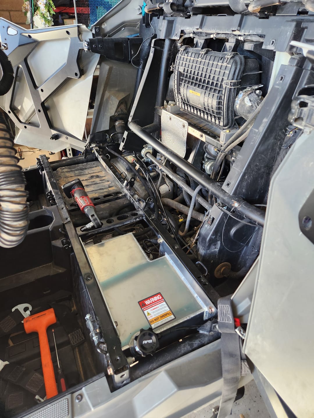 Customer photo review of RPM Pro R, Turbo R, Pro XP, Pro S 4 Seat 4.5 Gallon Auxiliary Fuel Tank