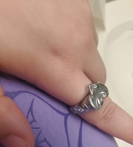 Customer photo review of Cyber Heart Ring
