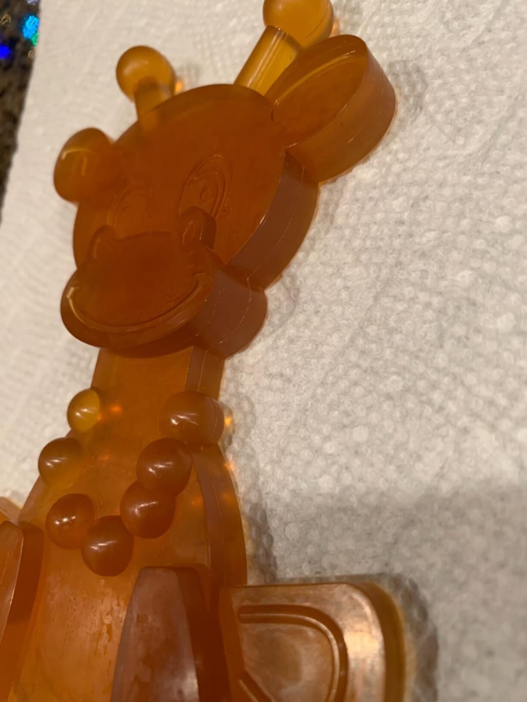 Customer photo review of The Little Bamber - Natural Rubber & Baltic Amber Teething Toy