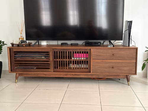 Customer photo review of Monaco 180Cm Tv Unit/Cabinet  Bsg18518