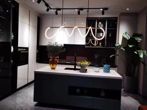 Customer photo review of Modern Long Hose Led Ceiling Chandelier for Table Dining Room Kitchen Bar Pendant Lighting Suspension Design Lusters Luminaires