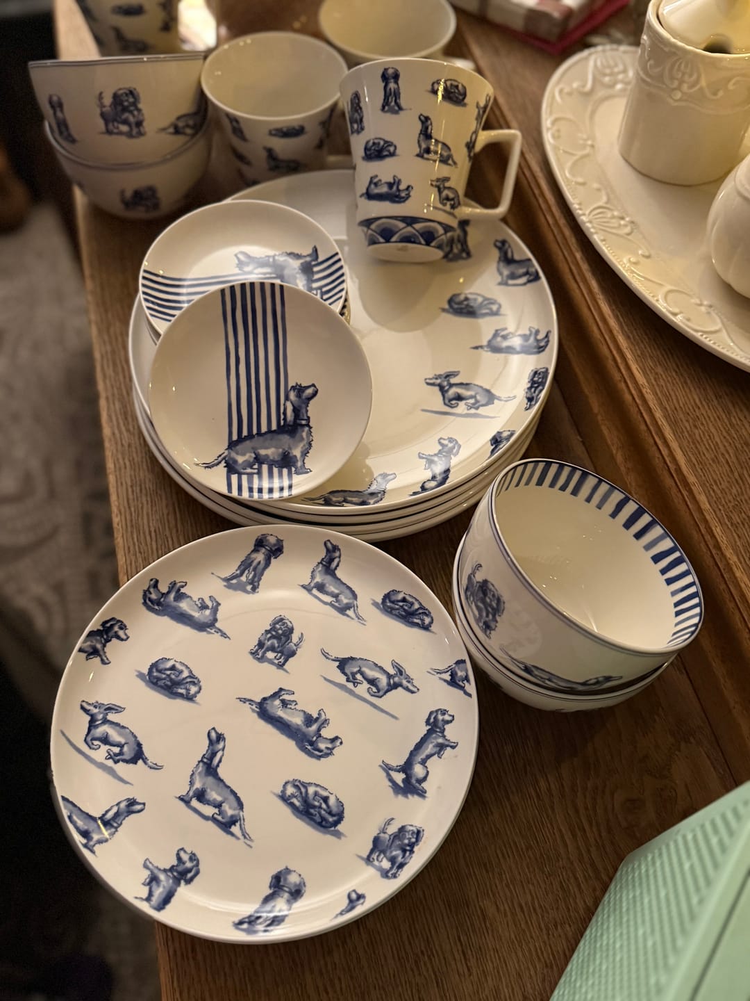 Customer photo review of Heinen Delfts Blauw - Dessertteller Dackel Nhaan