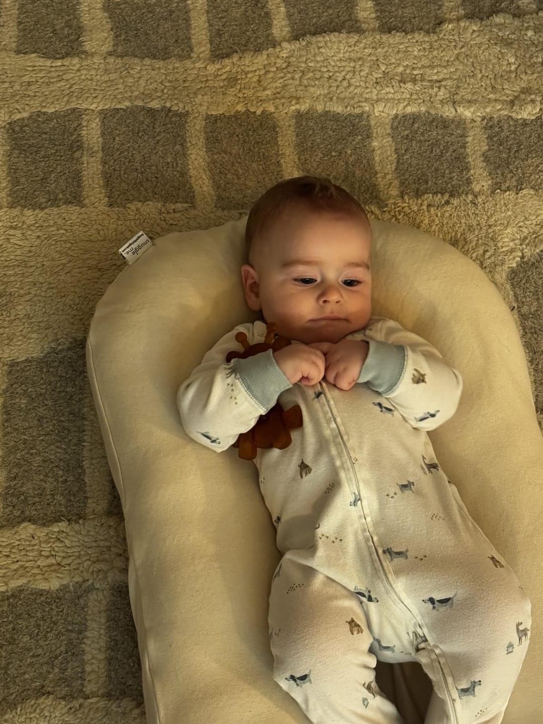 Customer photo review of The Little Bamber - Natural Rubber & Baltic Amber Teething Toy