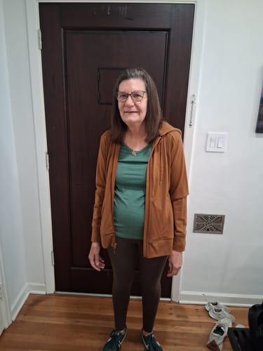 Customer photo review of Piper Pocket Leggings - Bracken