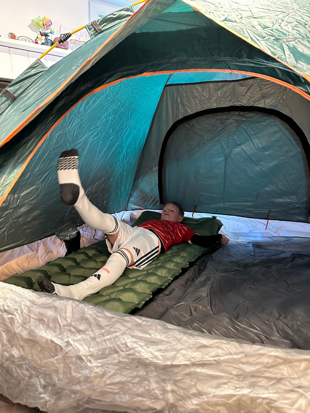 Customer photo review of Naturwide Outdoor Zelt - Automatischer Aufbau in 3 Sekunden