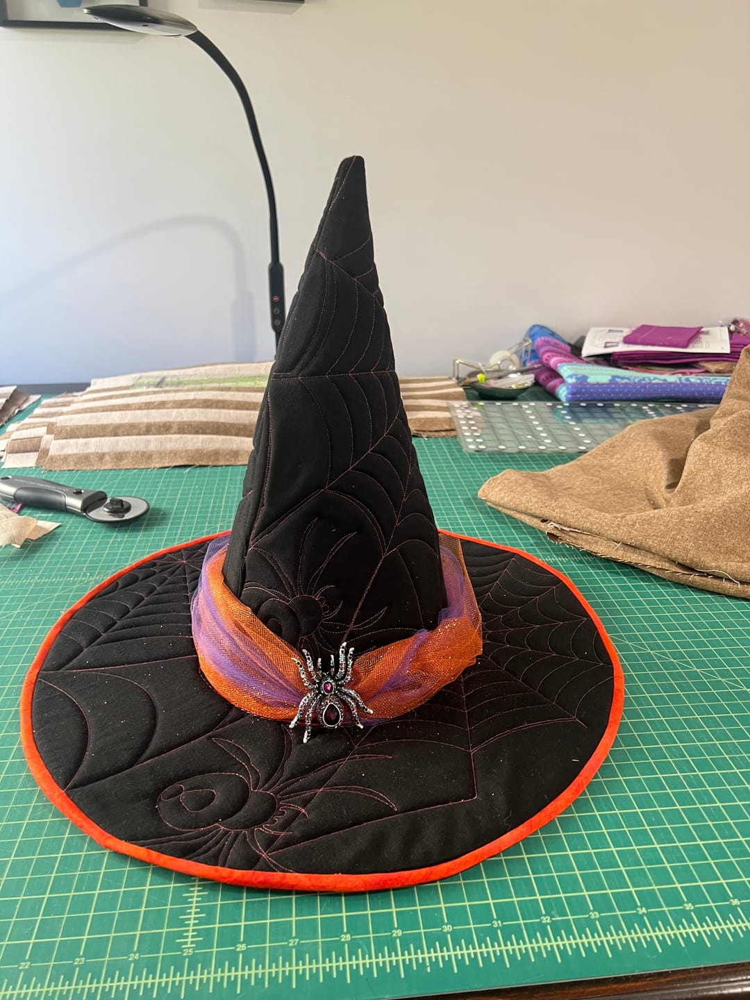 Customer photo review of Spellbound Quilted Witch Hat Sewing Pattern | Digital PDF Pattern