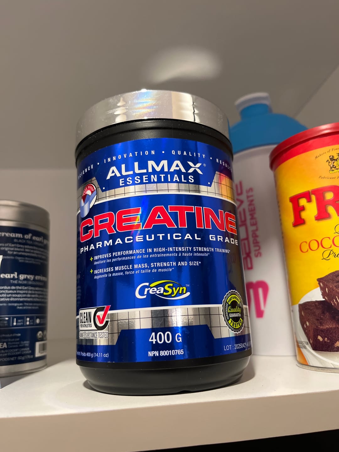 Customer photo review of Allmax - Creatine Monohydrate - 100g-1000g