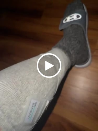 Customer video review of Premium Bamboo Ankle Support