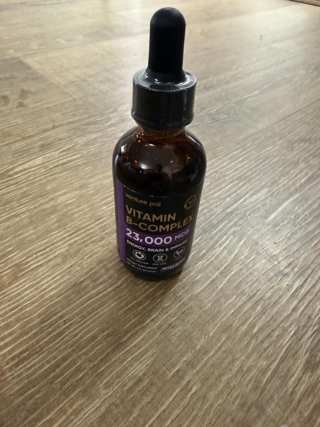 Customer photo review of Vitamin B - complex - Mixed Berry - 200 mcg Liquid Drops