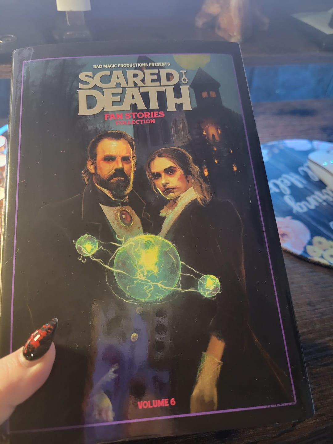 Customer photo review of Scared To Death Book Vol 6 SIGNED