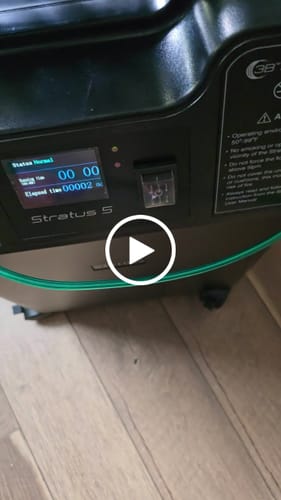 Customer video review of 3B Medical Stratus 5 Oxygen Concentrator, 5 LPM