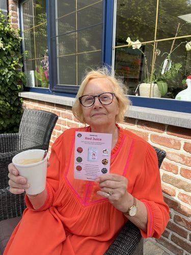 Customer photo review of Nutrifoodz® Red Juice