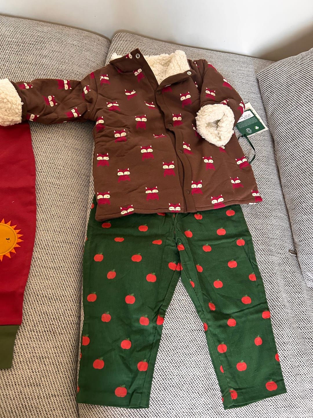 Customer photo review of Apple Corduroy Pull On Trousers