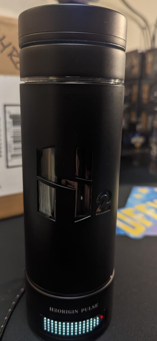 Customer photo review of Hydrogen Water Bottle Generator Silver