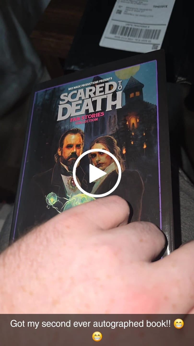 Customer video review of Scared To Death Book Vol 6 SIGNED