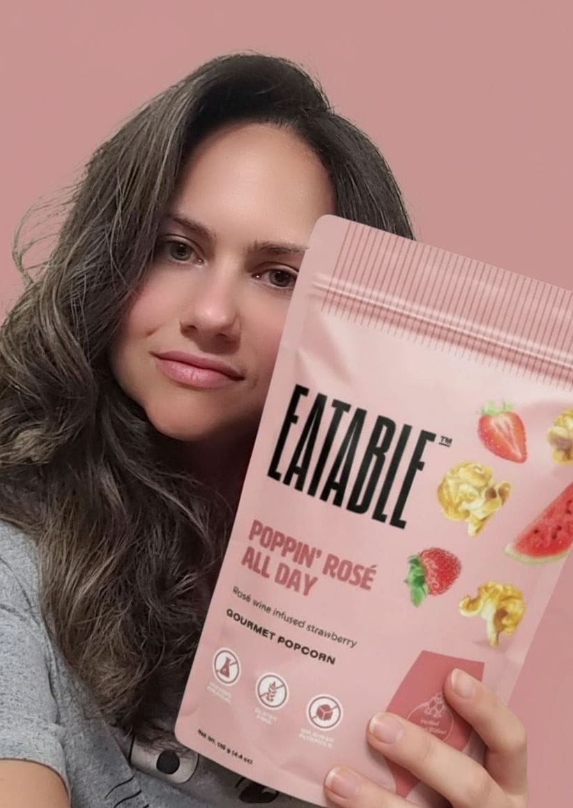 Customer photo review of Poppin' Rosé All Day (125g) - Wine Infused Caramel Popcorn
