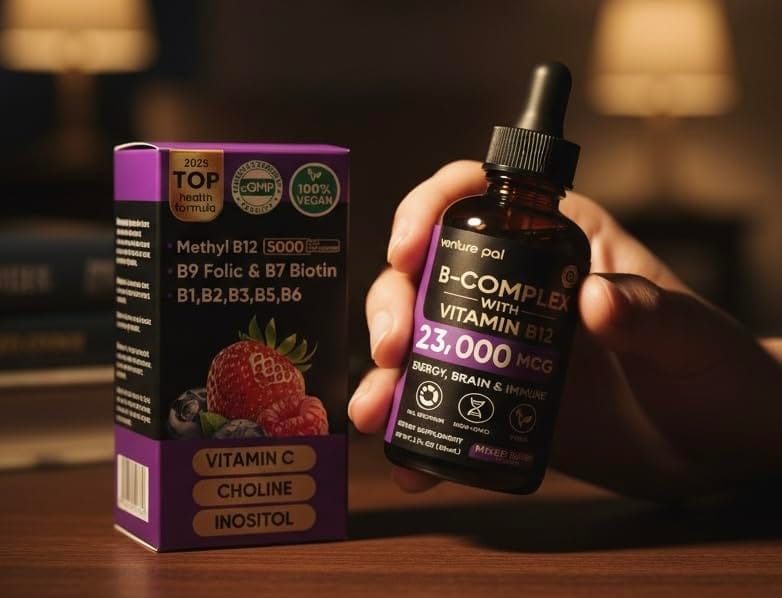 Customer photo review of Vitamin B - complex - Mixed Berry - 200 mcg Liquid Drops