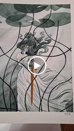 Customer video review of 9x12 Giclee Fine Art Prints