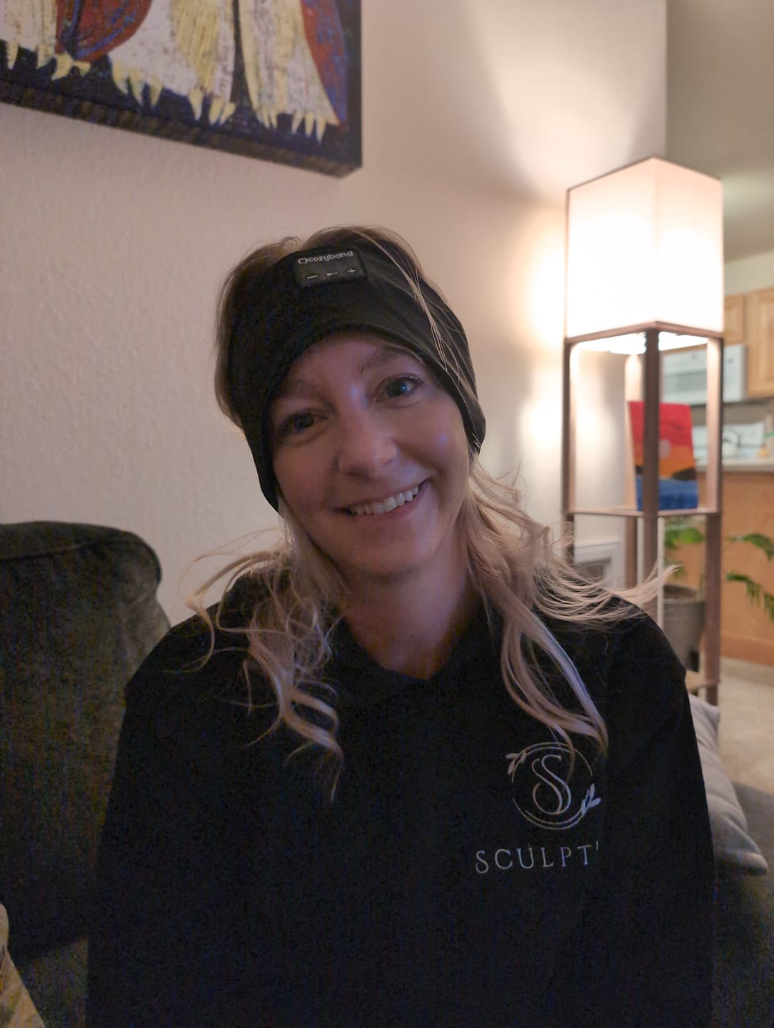Customer photo review of CozyBand Wireless Headphones