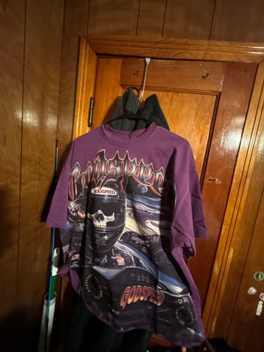 Customer photo review of Godspeed Le Dernier Tee Purple