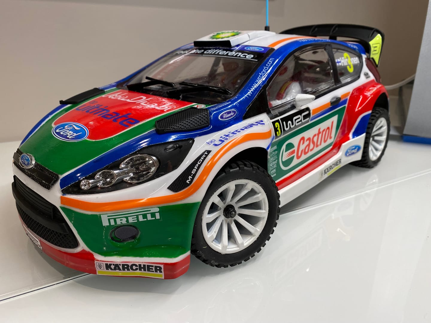 Customer photo review of XTS Rally 1.2mm Pc Transparent Car Body For XTS-F10 RC Rally Car
