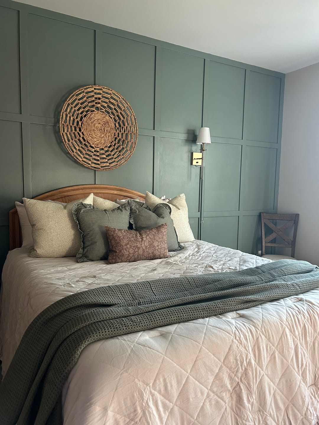 Customer photo review of Green Mini Gingham Ruffle - 18" | 22" | 26"
