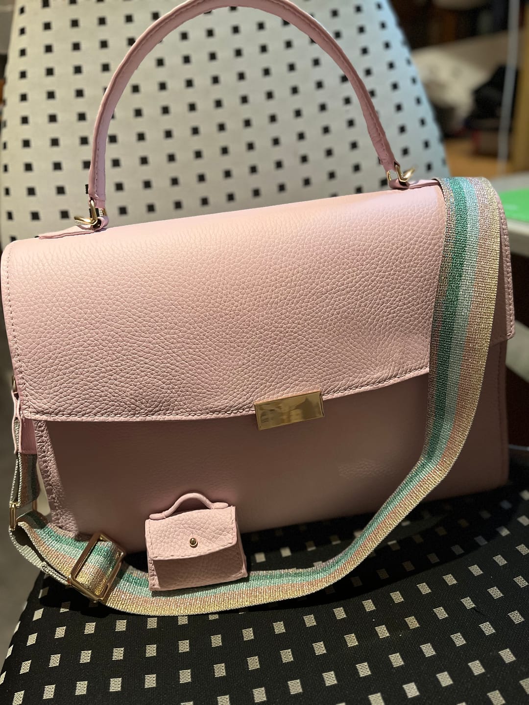 Customer photo review of DIY-Box: The Business Bag *Runde Klappe*
