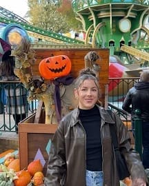 Customer photo review of Caroline Vegan Leather Jacket