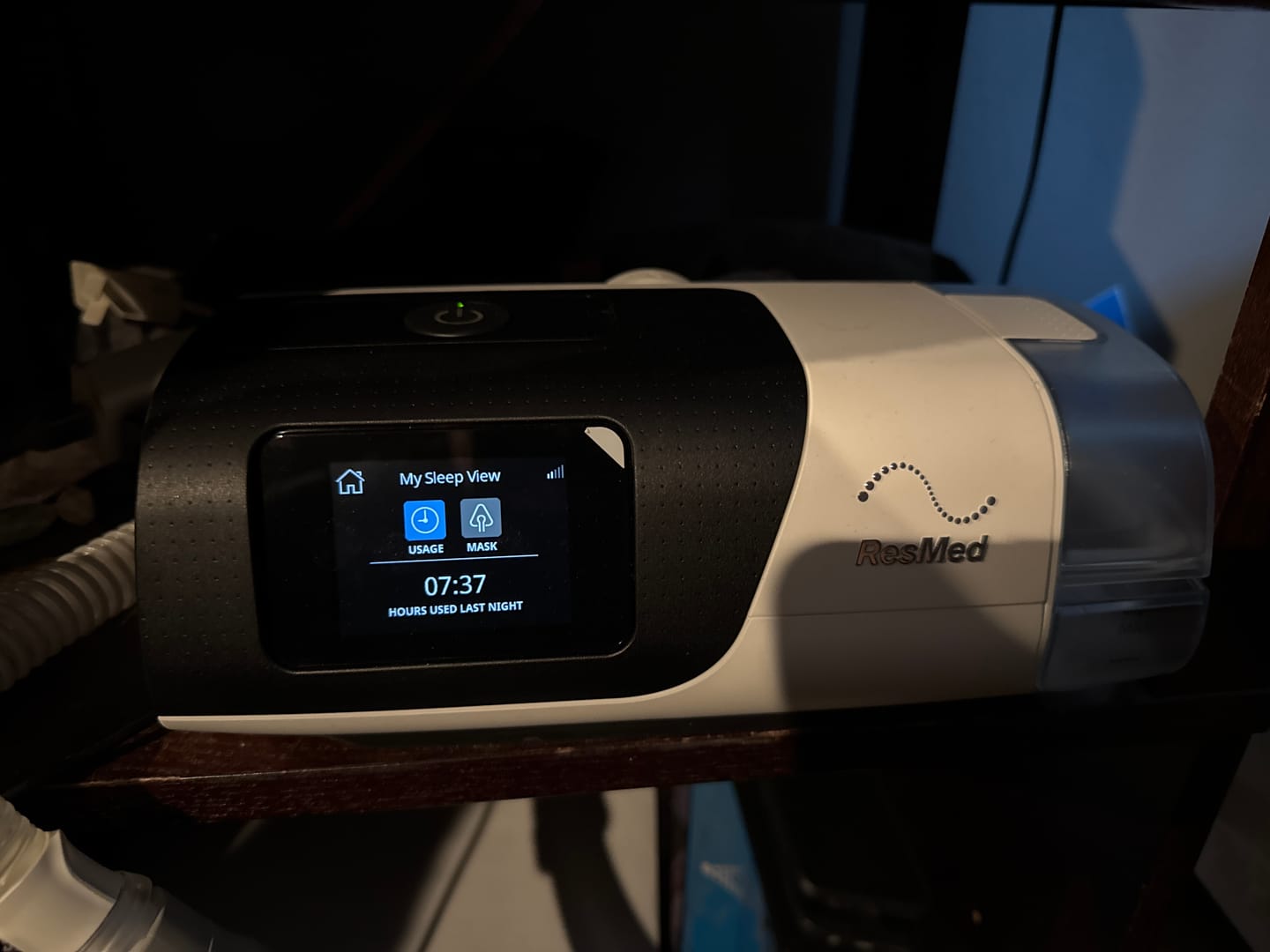 Customer photo review of ResMed AirSense 11 AutoSet CPAP Machine, Certified Pre-Owned