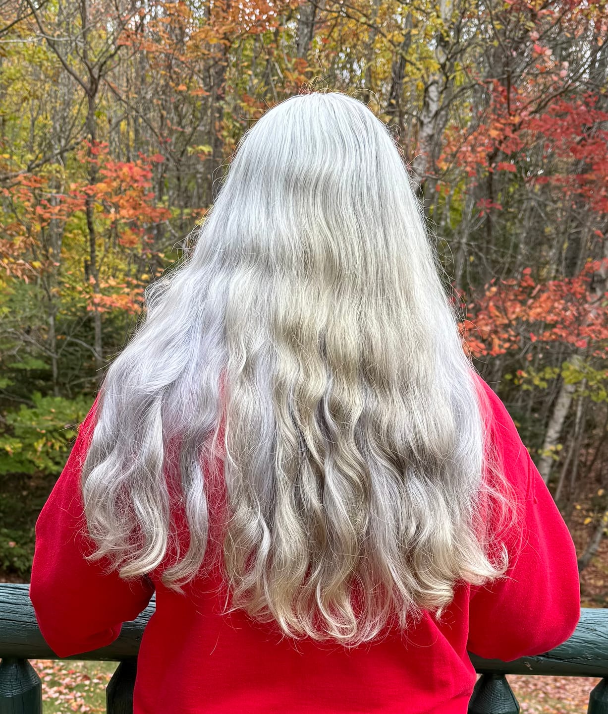 Customer photo review of Peppermint Shine Shampoo & Conditioner Bundle