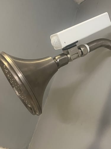 Customer photo review of The Shower Wizard - Shower Timer with Shut off Valve