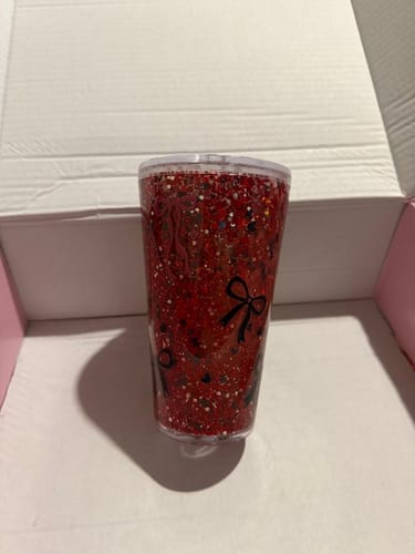 Customer photo review of Custom 16oz ACRYLIC Double Walled Tumblers