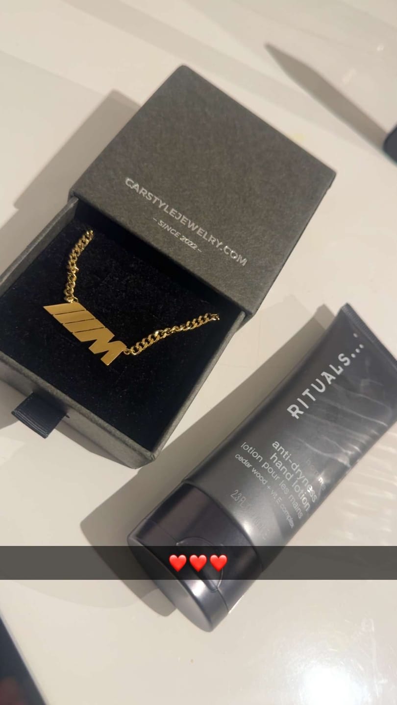 Customer photo review of M Necklace